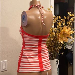 Lululemon halter striped top Sz 4(1)